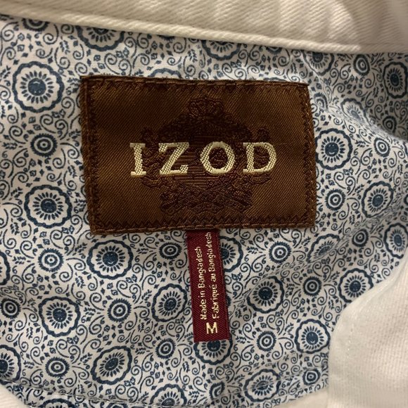 Izod White Denim Jacket - Picture 6 of 10